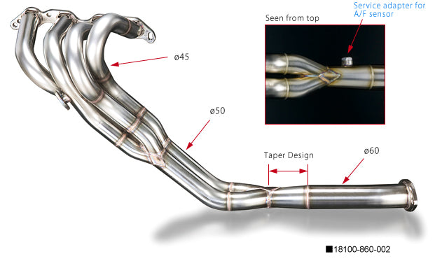 Toda Racing 4AG (AE86) Exhaust Manifold Ver.2 (4-2-1 SUS)
