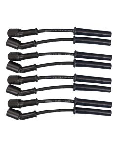 Ignition Spark Plug Wire Set, Ultra 350, 8Mm, Multi Angle Boot, Black, GM LS, 97-13 Corvette, 98-02 Camaro, 10-15 Camaro 5.7L/6.0L/6.2L/7.0L
