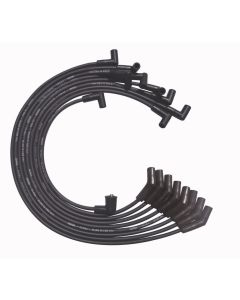 Wire Set Moroso Ultra Bb Ford 351C,390,429,460 135 Deg Boots Non HEI Unsleeved, Black Wire