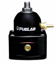 Load image into Gallery viewer, Universal TBI Throttle Body Injection Adjustable Fuel Pressure Regulator 10-25 psi 2  -10AN Inlets 1  -6AN Return Black FUELAB