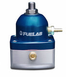 Universal EFI Electronic Fuel Injection Adjustable Fuel Pressure Regulator Large Seat 25-90 psi 2  -10AN Inlets 1  -6AN Return Blue FUELAB