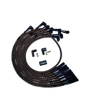 Load image into Gallery viewer, Wire Set Moroso Ultra BBC Over The Valve Cover Str Plug End Non HEI Sleeved, Black Wire