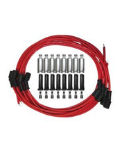 Load image into Gallery viewer, Wire Set Moroso Ultra Universal GM LS , 135 Deg Plug Boots, Red Wire