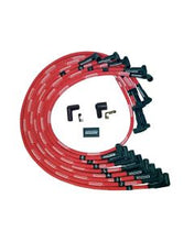 Load image into Gallery viewer, Wire Set Moroso Ultra Red Sleeved SBC Under The Header 90 Deg Plug Boots HEI
