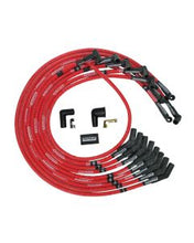 Load image into Gallery viewer, Wire Set Moroso Ultra Sleeved Red SBC Under The Header 135 Deg Plug Boots HEI