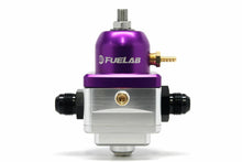 Load image into Gallery viewer, Regulator Adjustable Electronic (1) -8 inlet (1) -8 return Purple FUELAB