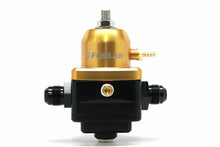 Load image into Gallery viewer, Regulator Adjustable Electronic (1) -8 inlet (1) -8 return Gold FUELAB