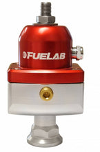 Load image into Gallery viewer, Universal CARB Adjustable Fuel Pressure Regulator Blocking Style 10-25 psi (1) -8AN Inlet (2) -8AN Outlets Red FUELAB