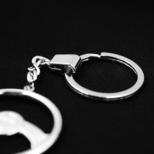 Load image into Gallery viewer, Billet Keychain - Metal Deceptive Steering Wheel