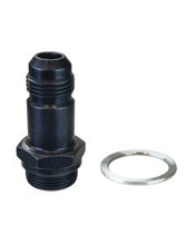 Load image into Gallery viewer, Carburetor Fuel Inlet Fitting, 8An X 7/8-20, 2 In Long, Black Anodized