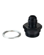 Load image into Gallery viewer, Carburetor Fuel Inlet Fitting, 6An X 7/8-20, 1 In Long, Black Anodized
