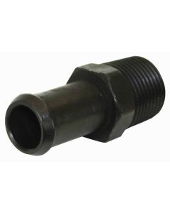 Fitting, 3/8 In. To 1/2 In., Straight, Black