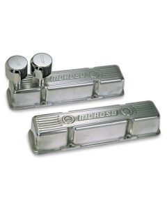 Valve Covers, SBC, Cast, 1 Valve Cover With 2 Breathers At Front