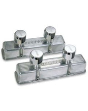Load image into Gallery viewer, Valve Covers, SBC, Cast, Two Breathers Per Cover