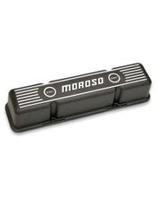 Load image into Gallery viewer, Valve Covers, SBC, Cast Aluminum, Black Finish
