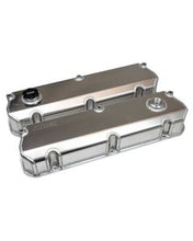 Load image into Gallery viewer, Valve Covers, Sbf 302, 351W, Brodix Head Hunter 15 Deg, Fabricated Aluminum, With -12An Fitting And Oil Fill