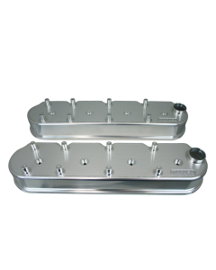 Valve Covers, GM LS, For Copo Breathers In Each Cover, With Coil Pack Mounting, Billet Aluminum