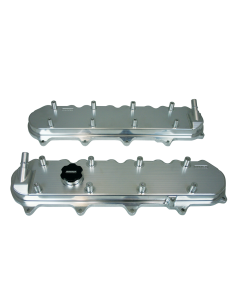 Valve Covers, GM LT, Coil Pack Mounting, Oil Fill & Pcv Ports Each Cover, Billet Aluminum
