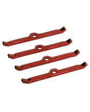Load image into Gallery viewer, Moroso Small Block Chevy Valve Cover Hold-Down Kit - Red