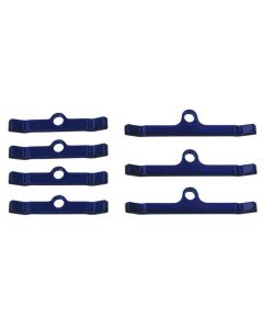 Moroso Big Block Chevy Valve Cover Hold-Down Tabs - Blue