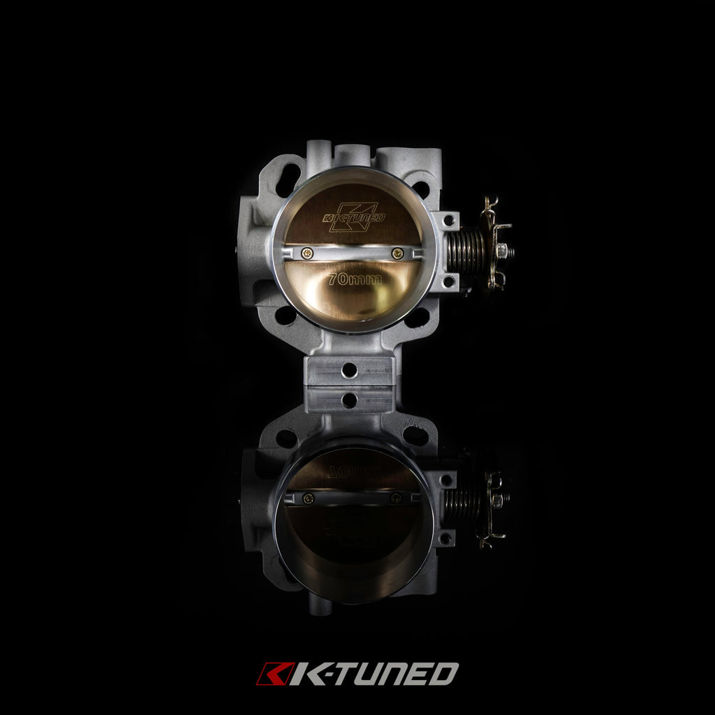 K-Tuned 70mm Cast Throttle Body Dual PRB/RBC Bolt Pattern