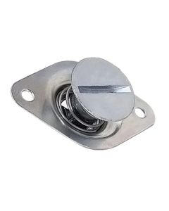 Quick Fastener, Self Ejecting, 7/16 In X .500, Steel, Silver