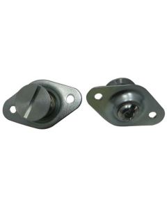 Quick Fastener, Self Ejecting, 5/16 In X .550, Steel, Silver