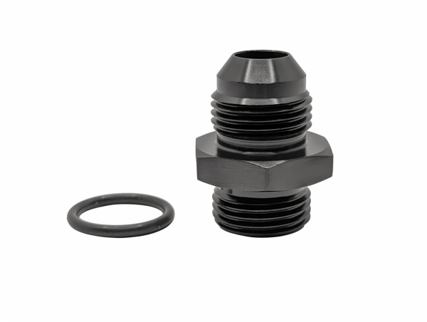 Port Fitting Standard -8AN ORB to -8AN 37 flare FUELAB