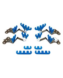 Moroso SBC Centerbolt Ignition Wire Loom Kit - Blue