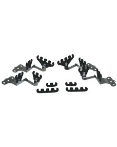 Moroso SBC Centerbolt Ignition Wire Loom Kit - Black
