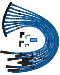 Wire Set, Spiral Core, Sleeved, BBC, HEI, Blue, Straight