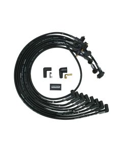 Ignition Wire Set, Ultra 40, Unsleeved, BBC, Non-HEI, Black