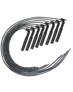 Ignition Wire Set, Ultra 40,Univ, 9 Inch Long, Hemi, Blk