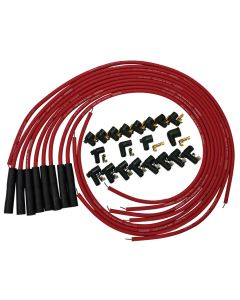 Ignition Wire Set, Ultra 40,Univ, Str. Boots, Red