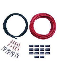 Battery Cable Kit, Remote Dual Batteries, Crimp On Terminals