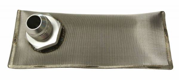 In-Tank Fuel Sock Kit 100 Micron Stainless Steel with -10AN Adaptor Fitting for use with 4x4xx Series Pumps FUELAB