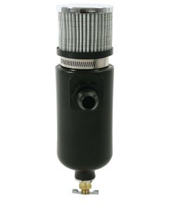 Tank, Breather, Catch Can, Poly, -8 AN Male Fitting