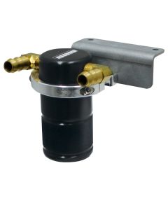 Separator, Air Oil, Catch Can, Small Body, Black Finish, Dodge Challenger, Charger Hellcat, 15-19