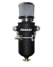 Load image into Gallery viewer, Tank, Breather, Catch Can, Two 12 AN Male Fittings, Black Powder Coat