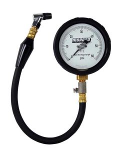 Tire Gauge, 60 Psi, 4 In Display, 1/2 Percent Accuracy