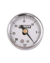 Load image into Gallery viewer, Vacuum Gauge, 1.5 In Dia, 0-30 In