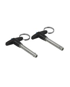 Quick Release Pin, 3/8 In. Dia X 2 In. Long, Two Pack