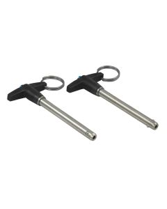 Quick Release Pin, 3/8 In. Dia X 3 In. Long, Two Pack