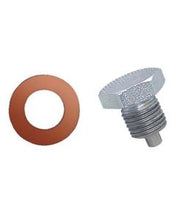 Load image into Gallery viewer, Drain Plug, Clear Zinc, With Copper Washer