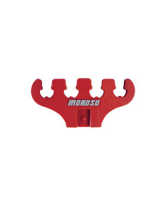 Moroso Replacement Ignition Wire Looms, 4-Hole, 2-Pack - Red