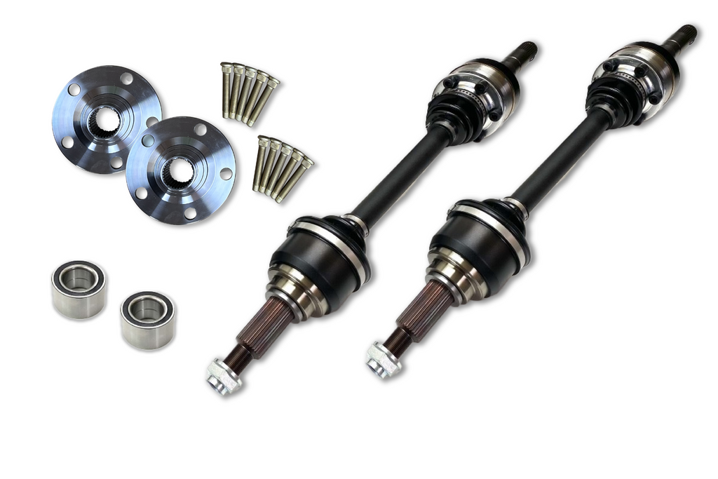 Drive Shaft Shop 1986-1992 RX-7 TURBO II w/Ford Explorer 31 Spline 8.8 Rear Conversion Pro-Level Axle/Hub Kit (Pair)