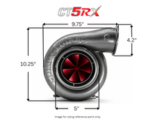 Load image into Gallery viewer, NEW CT5RX-9298 TRIPLEX CERAMIC BALL BEARING OIL-LESS WATER COOLED TURBOCHARGER (2200 HP)