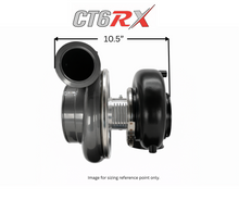 Load image into Gallery viewer, CT6RX-94106 TRIPLEX CERAMIC BALL BEARING OIL-LESS WATER COOLED TURBOCHARGER (2400 HP)