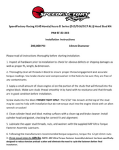 Load image into Gallery viewer, SpeedFactory Racing 4140 Head Stud Kit for Honda D-Series Engines