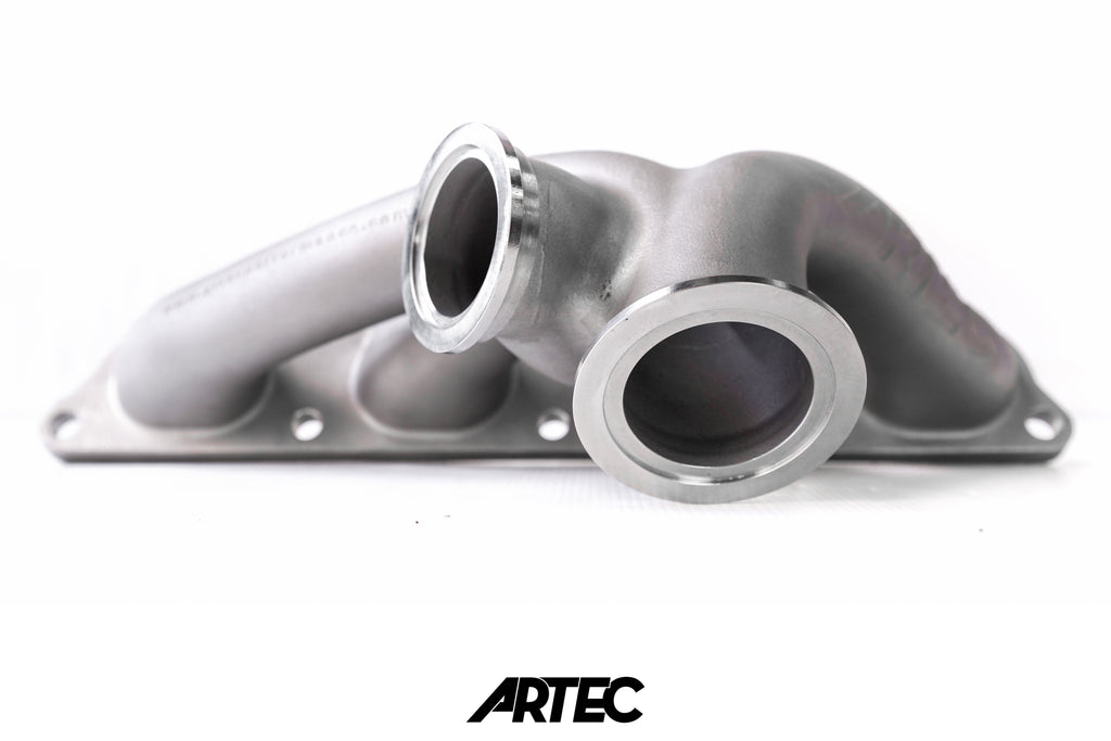 Mitsubishi Evo 4-9 4G63 Exhaust Manifold Low Mount V-Band (Reverse Rotation)